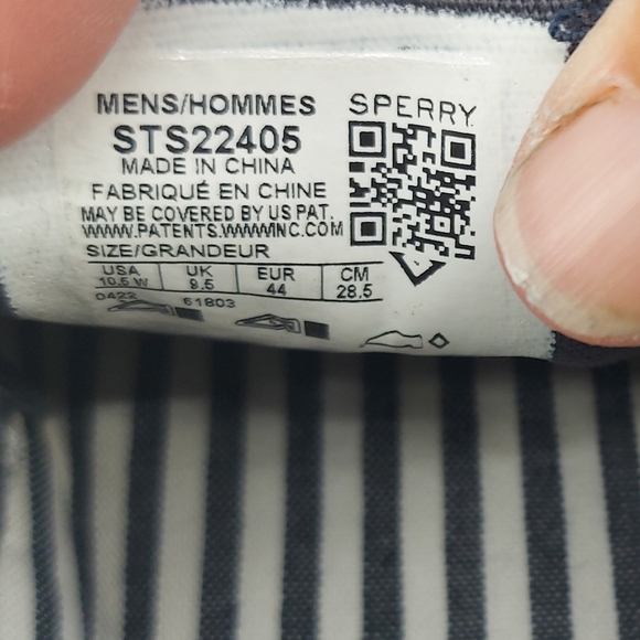 Sperry Striper 2 Slip On Gray Lifestyle Shoes - Mens Size 10.5 - Picture 7 of 7